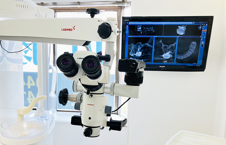 向ヶ丘遊園、登戸の歯医者、近藤歯科のマイクロスコープ