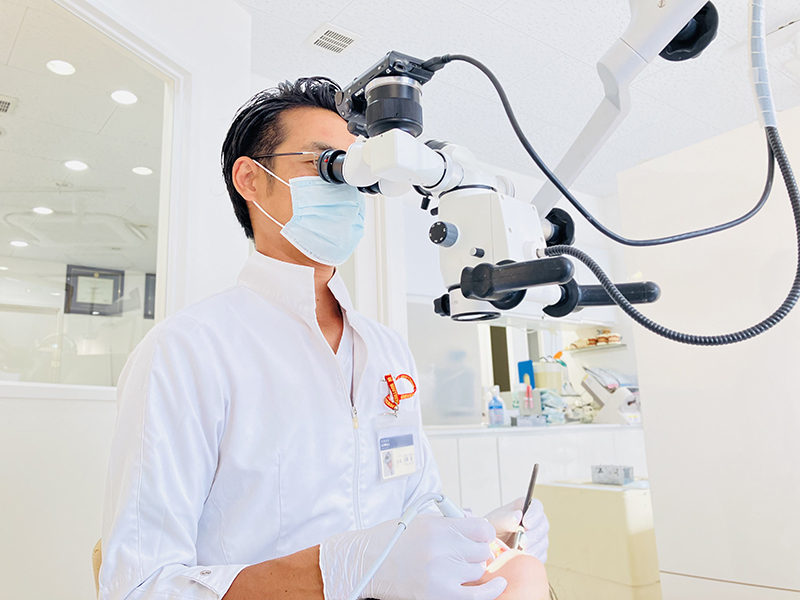 向ヶ丘遊園、登戸の歯医者、近藤歯科のマイクロスコープ精密治療